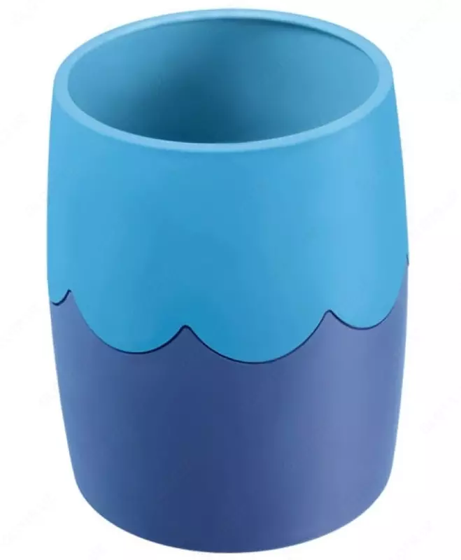 Подставка - стакан для ручек и карандашей "Стамм" (Арт. - СН505) Синий/Голубой