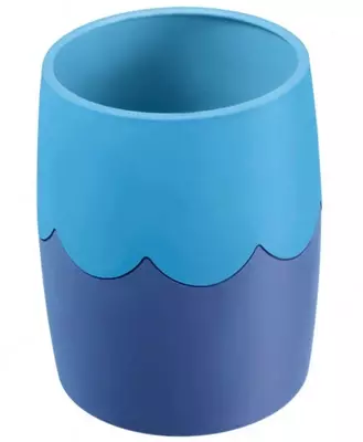 Подставка - стакан для ручек и карандашей "Стамм" (Арт. - СН505) Синий/Голубой