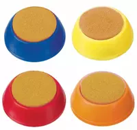 Канцелярская губка для смачивания пальцев "Стамм" круглая (Арт. - УП02) Ассорти