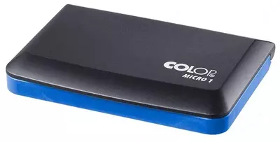 Канцелярская штемпельная подушка "Colop Micro 1" 90 х 50 мм (Арт. - 109639) Синяя