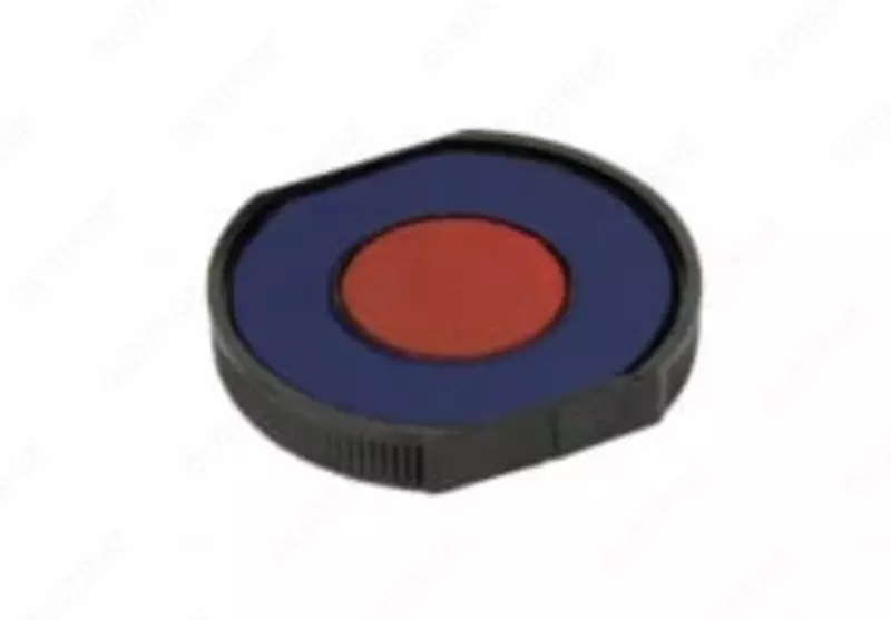 Канцелярская штемпельная подушка "Colop Е/R40/2" (Арт. - 107403) Синяя/Красная