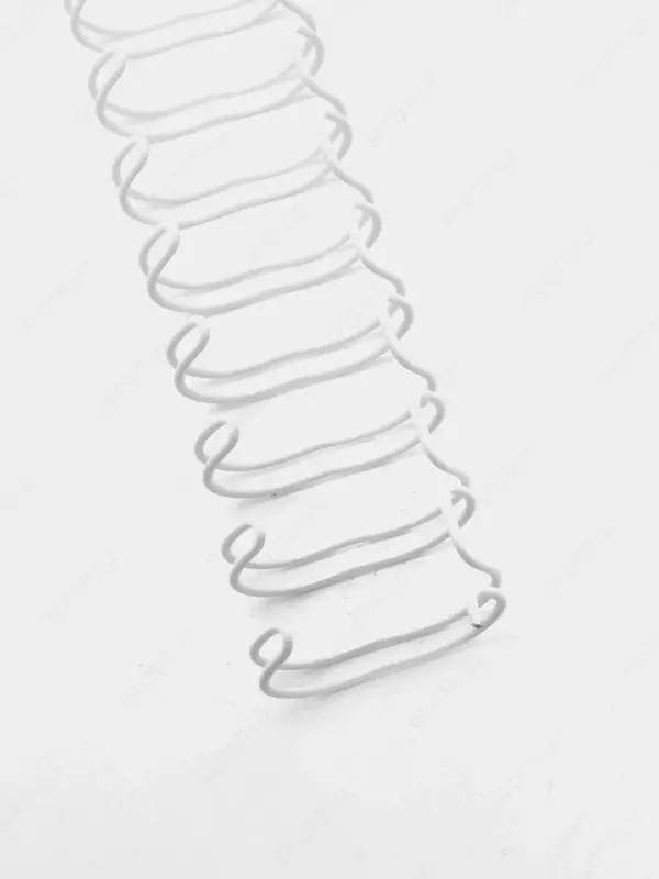 Металлическая Пружина для переплета "Bindi" 11,1 мм, 100 шт (Арт. - 111-WBwt) Белая