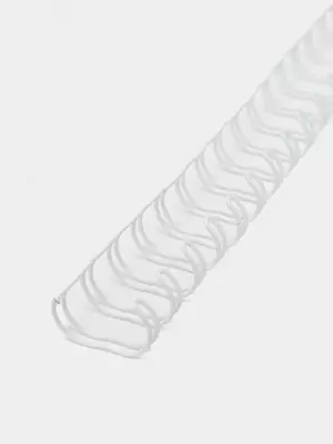 Металлическая Пружина для переплета "Bindi" 6.4 мм, 100 шт (Арт. - 64-WBwt) Белая