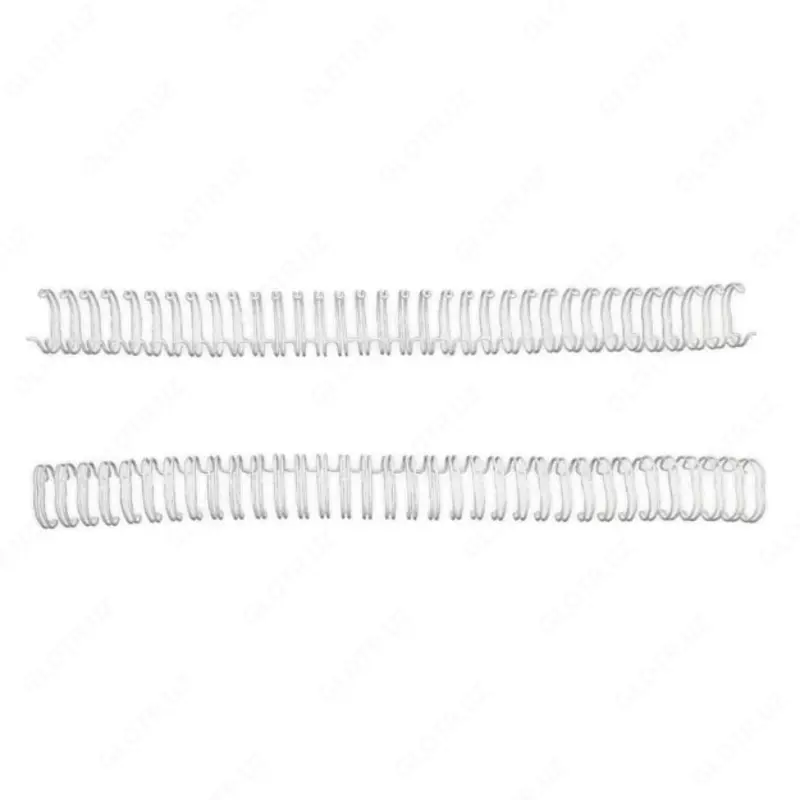 Металлическая Пружина для переплета "Bindi" 9.5 мм, 100 шт (Арт. - 95-WBwt) Белая