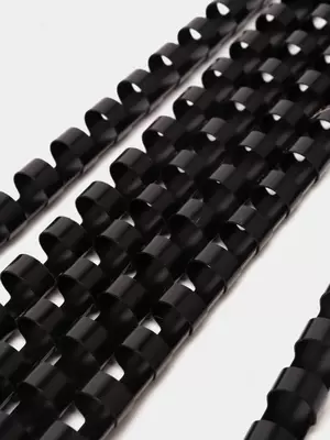 Plastik bog'lovchi kamon "Bindi" 22 mm, 50 dona (Art. - 22-GRbk) Qora