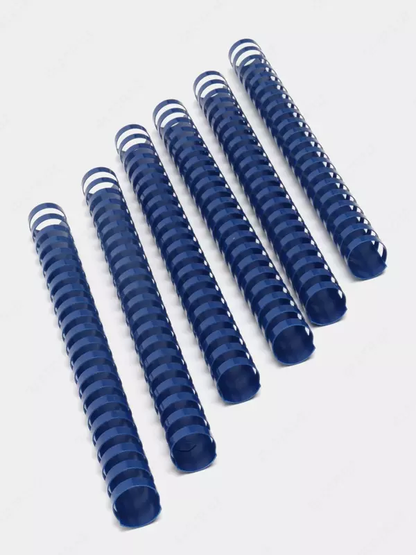 Пластиковая Пружина для переплета "Bindi" 25 мм, 50 шт (Арт. - 25-GRbl) Синяя