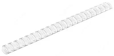 Plastik bog'lovchi kamon "Bindi" 25 mm, 50 dona (Art. - 25-GRcl) Shaffof