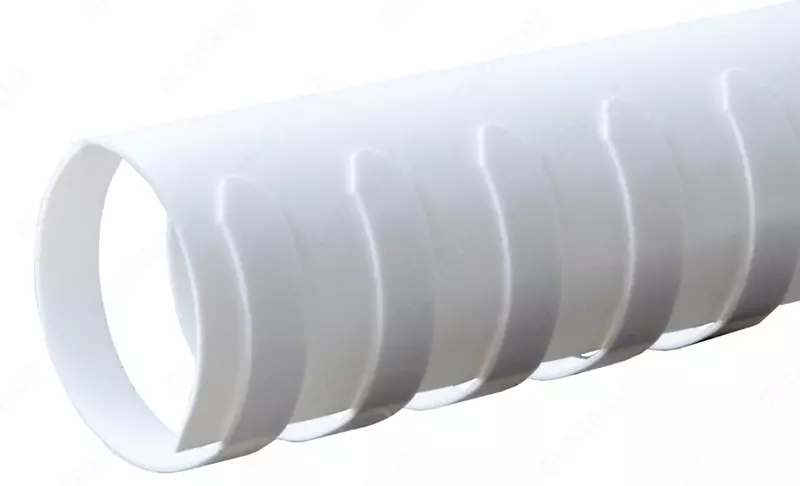 Пластиковая Пружина для переплета "Bindi" 28 мм, 50 шт (Арт. - 28-GRwt) Белая