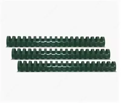 Пластиковая Пружина для переплета "Bindi" 28 мм, 50 шт (Арт. - 28-GRgn) Зеленая