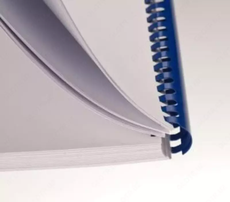 Пластиковая Пружина для переплета "Bindi" 25 мм, 50 шт (Арт. - 25-GRbl) Синяя