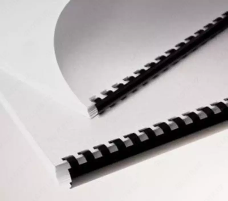 Plastik bog'lovchi kamon "Bindi" 22 mm, 50 dona (Art. - 22-GRbk) Qora