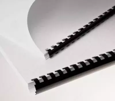 Пластиковая Пружина для переплета "Bindi" 45 мм, 50 шт (Арт. - 45-GRbk) Черная