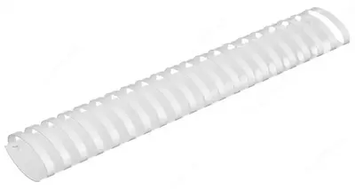 Пластиковая Пружина для переплета "Bindi" 51 мм, 50 шт (Арт. - 51-GRwt) Белая