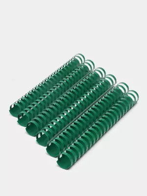 Пластиковая Пружина для переплета "Bindi" 51 мм, 50 шт (Арт. - 51-GRgn) Зеленая