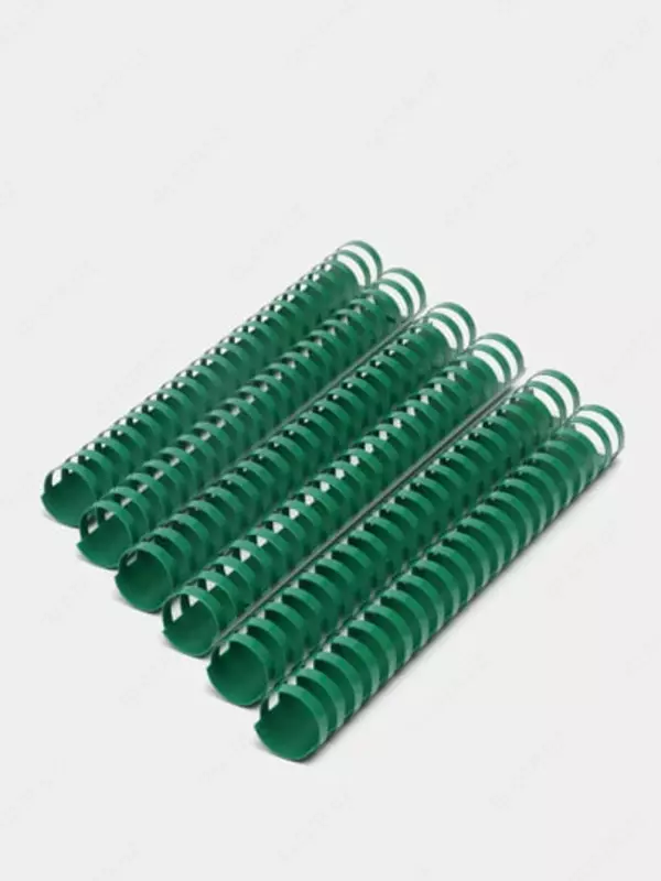 Пластиковая Пружина для переплета "Bindi" 51 мм, 50 шт (Арт. - 51-GRgn) Зеленая