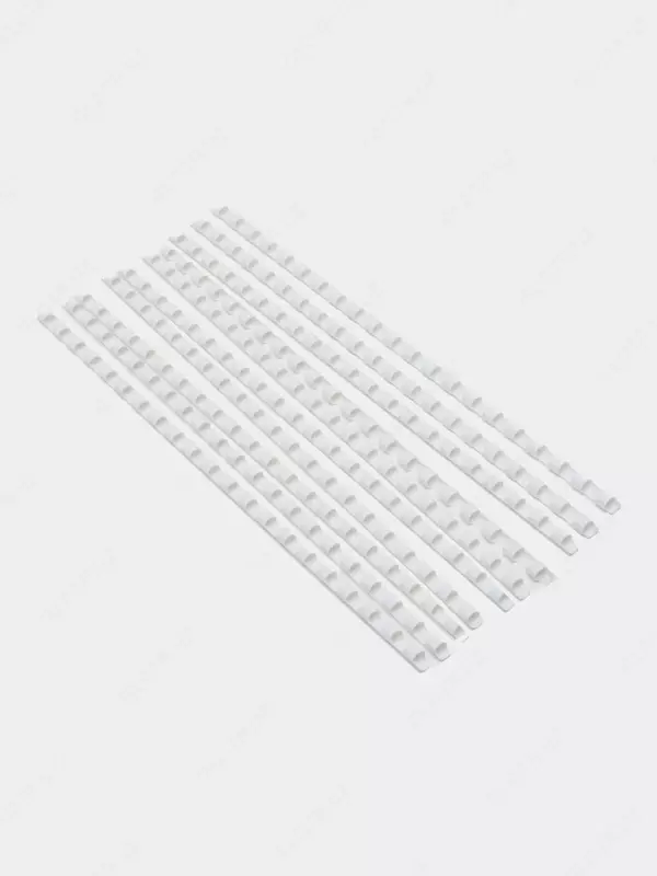 Plastik bog'lovchi buloq "Bindi" 6 mm, 100 dona (Art. - 6-GRwt) Oq