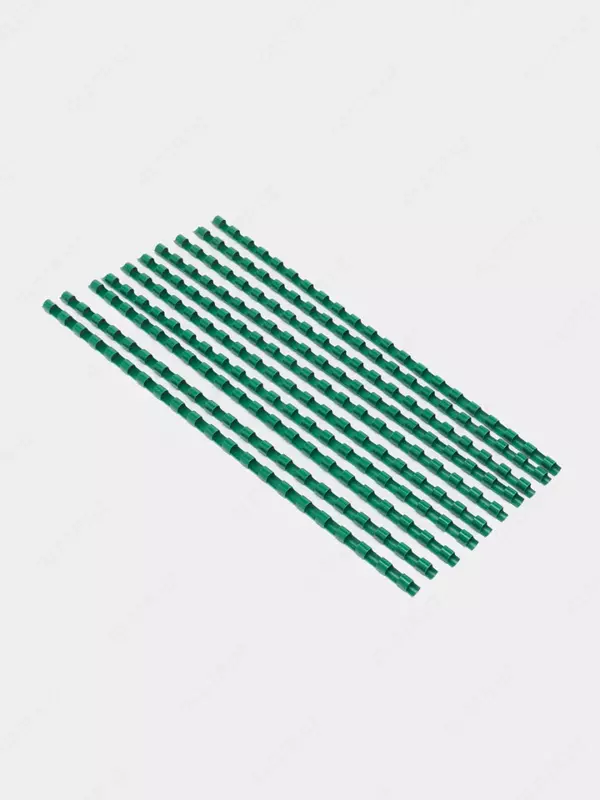 Пластиковая Пружина для переплета "Bindi" 6 мм, 100 шт (Арт. - 6-GRgn) Зеленая