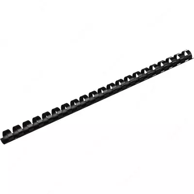 Пластиковая Пружина для переплета "Bindi" 6 мм, 100 шт (Арт. - 6-GRbk) Черная