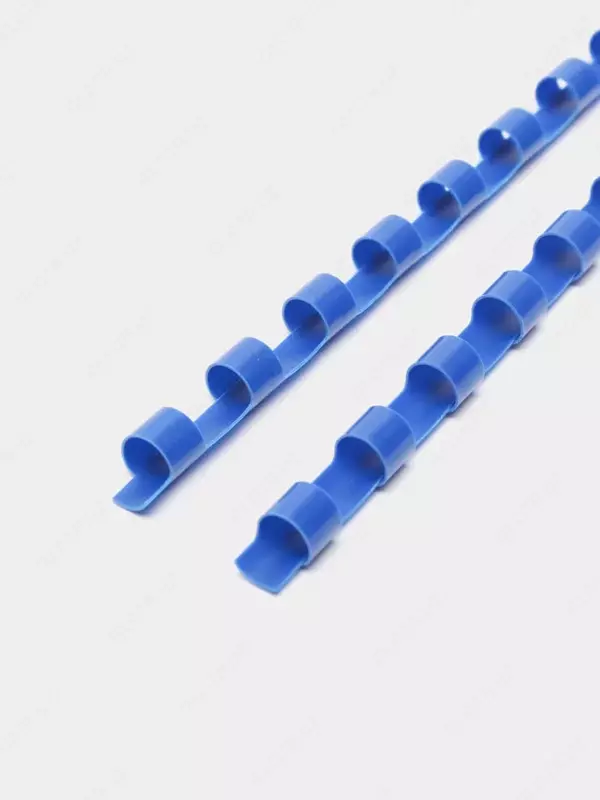 Plastik bog'lovchi buloq "Deli" 6 mm, 100 dona (kod - 3833bl) Moviy