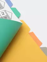 5 000 so'm Karton rangli ajratgich "Deli" 1-5 (Art. № - 39542) Assortiment