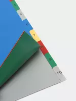 Plastik rang ajratgich "Deli" 1-10 kol. (Ref. - 5724A) Turli xil - 11 000 so'm