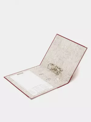 Papka - ro'yxatga oluvchi "Alta" arch mexanizmi, A4, 50 mm (Art.- 50-bordo) Burgundiya