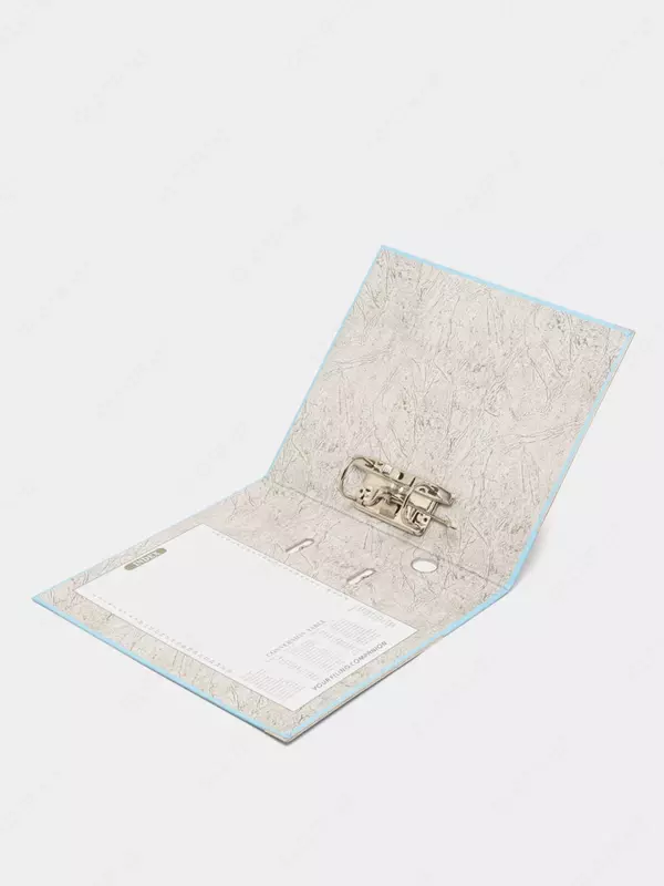 Папка - регистратор "Alta" арочный механизм, А4, 50 мм (Арт.- 50-cyan) Голубая