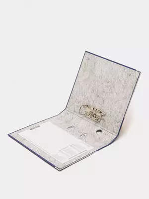 Папка - регистратор "Alta" арочный механизм, А4, 50 мм (Арт.- 50-dbl) Темно/Синяя