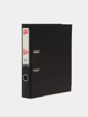 Папка - регистратор "Alta" арочный механизм, А4, 50 мм (Арт.- 50-bk) Черная