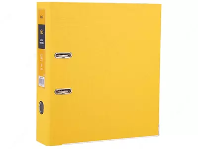 Папка - регистратор Deli "RIO" арочный механизм, А4, 50 мм (Арт.- 20050-EB) Желтая