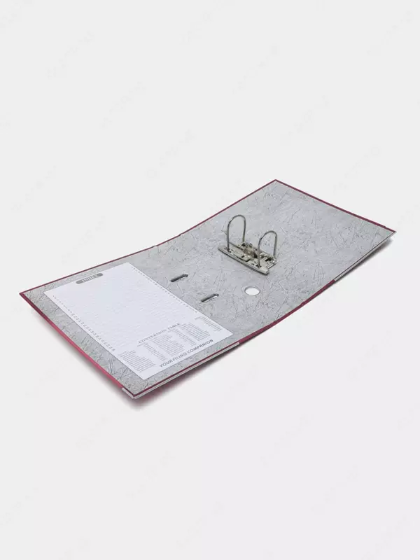 Papka - ro'yxatga oluvchi "Alta" kamar mexanizmi, A4, 75 mm (Art.- 75-bordo) Burgundiya