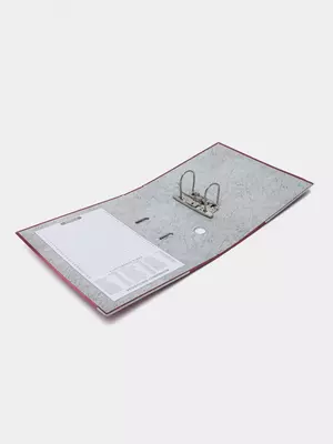 Papka - ro'yxatga oluvchi "Alta" kamar mexanizmi, A4, 75 mm (Art.- 75-bordo) Burgundiya