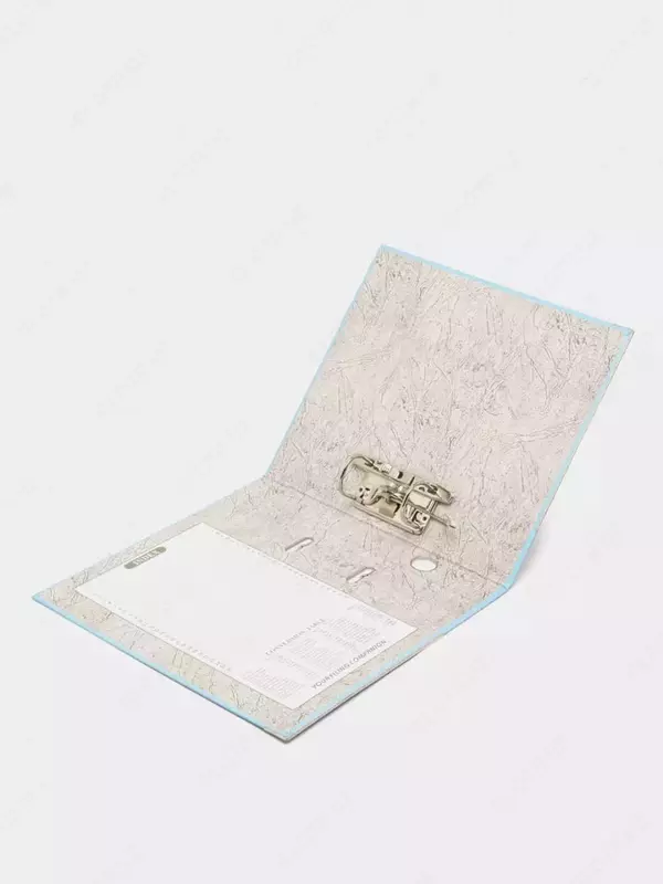 Папка - регистратор "Alta" арочный механизм, А4, 75 мм (Арт.- 75-cyan) Голубая