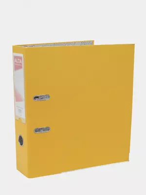 Papka - ro'yxatga oluvchi "Alta" kamar mexanizmi, A4, 75 mm (m. 75-yl) Sariq