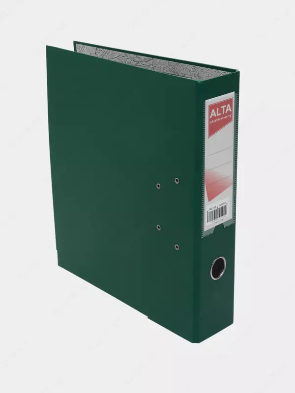 Папка - регистратор "Alta" арочный механизм, А4, 75 мм (Арт.- 75-gn) Зеленая