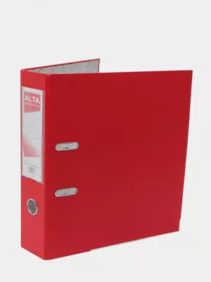 Папка - регистратор "Alta" арочный механизм, А4, 75 мм (Арт.- 75-rd) Красная