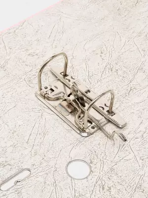 Papka - ro'yxatga oluvchi "Alta" kamar mexanizmi, A4, 75 mm (Art.- 75-pk) Pushti