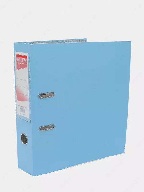 Папка - регистратор "Alta" арочный механизм, А4, 75 мм (Арт.- 75-lbl) Светло/Синяя