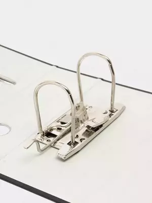 Папка - регистратор "Alta" арочный механизм, А4, 75 мм (Арт.- 75-bk) Черная