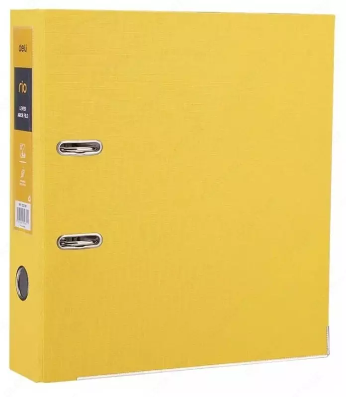 Papka - ro'yxatga oluvchi Deli "RIO" arch mexanizmi, A4, 75 mm (Art.- 20150-EB) Sariq