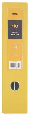 Papka - ro'yxatga oluvchi Deli "RIO" arch mexanizmi, A4, 75 mm (Art.- 20150-EB) Sariq