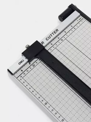 265 000 so'm / qadoq "Deli" A4 qog'oz uchun pistonli qo'l to'sar (Art. - 8014)