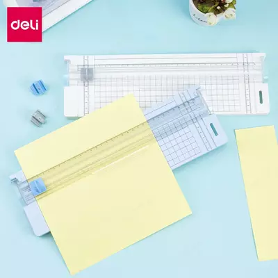 Qog'oz uchun gilyotin qo'l kesgichi "Deli" A4/A5 (Art. - 14251) Assortiment Chakana savdo