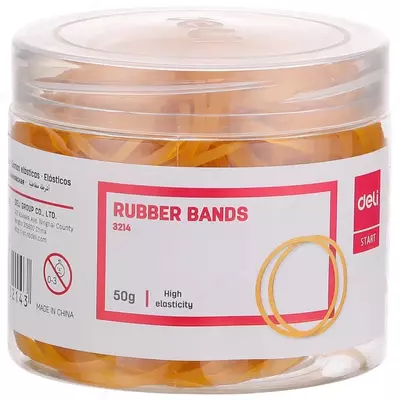 Banknotalar uchun "Deli" yupqa elastik tasmalar 50 gr. (3214-modda)