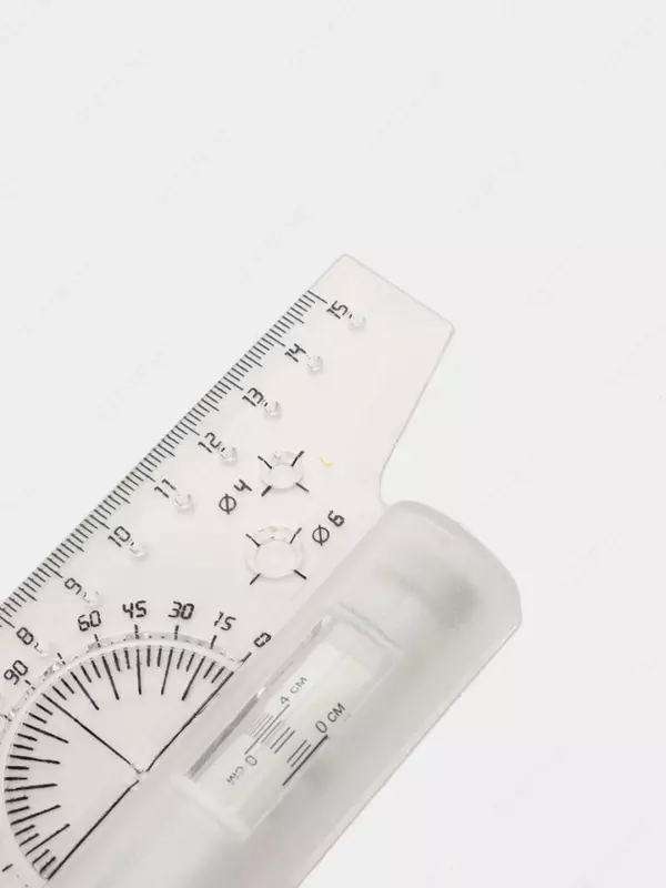 Рейсшина 15 см "Стамм" пластиковый ролик (Арт. - ЛР01) Ассорти