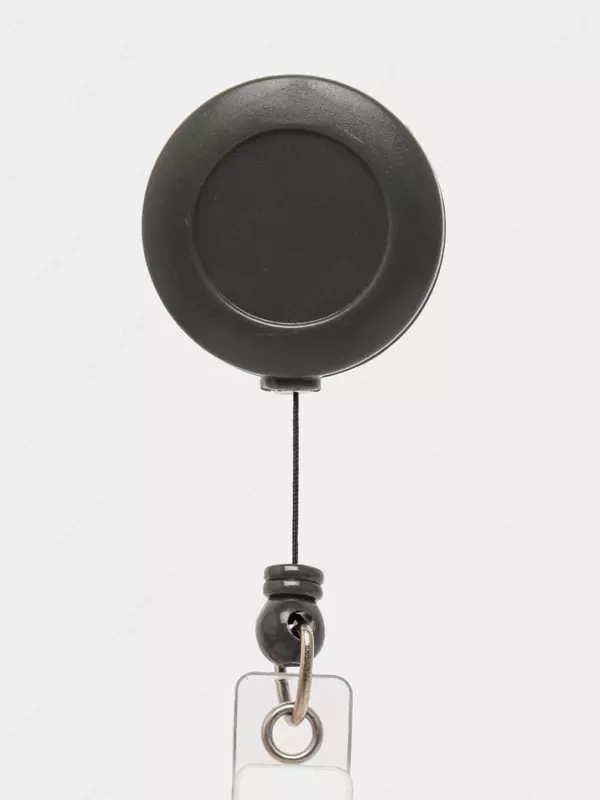 Ретрактор "Deli" держатель для бейджа 80 см (Арт. - 8309 ) Черный
