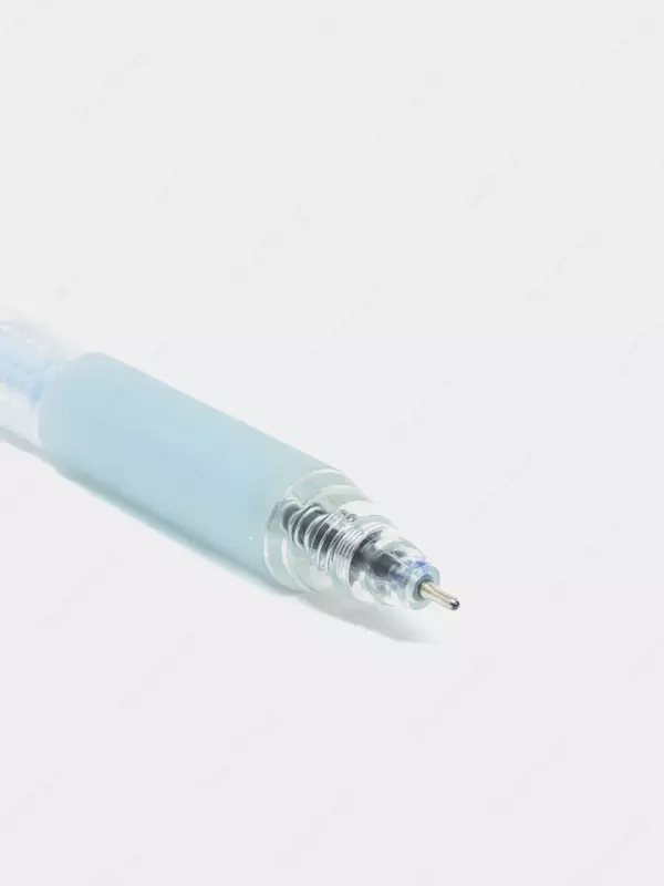 Гелевая ручка "Deli" 0.7 мм, синяя (Арт.- 13-EQbl) Прозрачно/Голубая