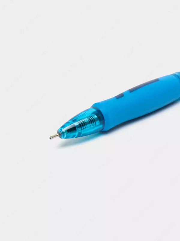 Шариковая автоматическая ручка "Deli" 0.7 мм, синяя (Арт.- 17-Qbl)