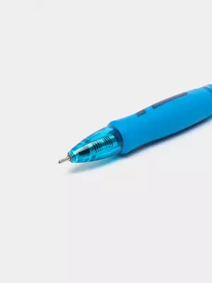 Шариковая автоматическая ручка "Deli" 0.7 мм, синяя (Арт.- 17-Qbl)