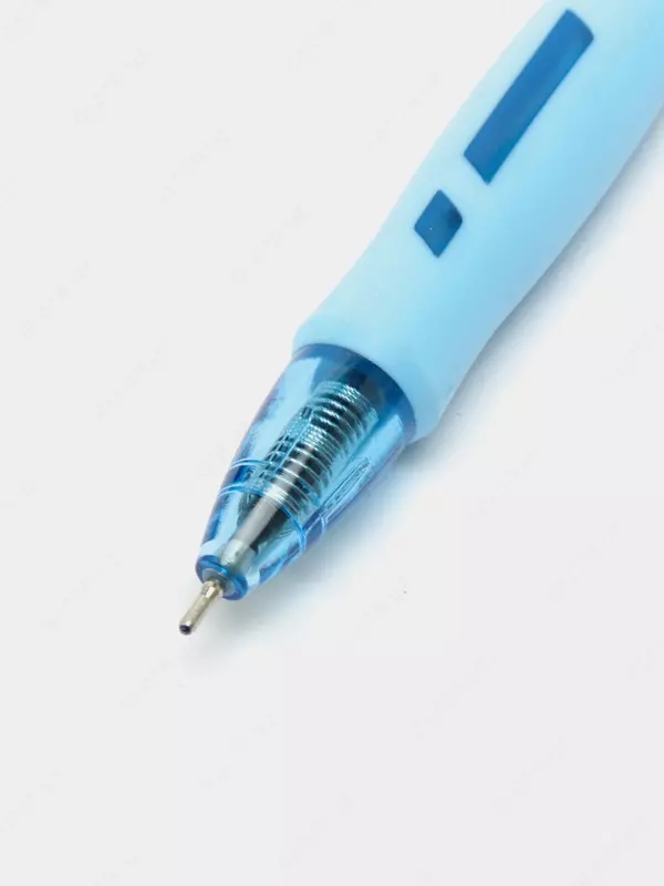 Шариковая автоматическая ручка "Deli" 0.7 мм, синяя (Арт.- 18-Qbl)